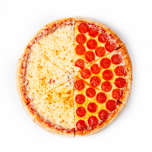 18"Cheese and Pepperoni Pizza